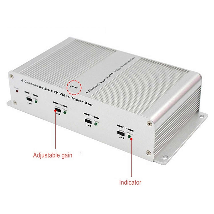 4 Channel Active UTP Video Transmitter, 411T 4 Channel Active UTP Video Transmitter, 411T